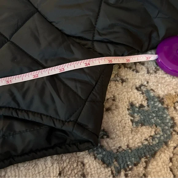 Awesome French Connection Black Quilted, Hooded Vest!  New without tags! - Picture 5 of 7